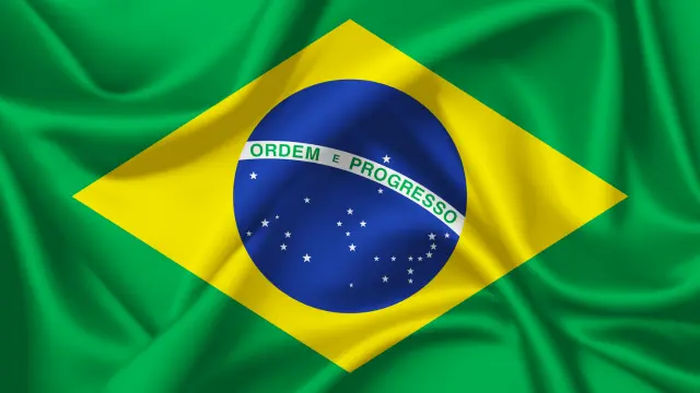 La bandiera brasiliana, che rappresenta i servizi di traduzione ufficiale e legale in portoghese.